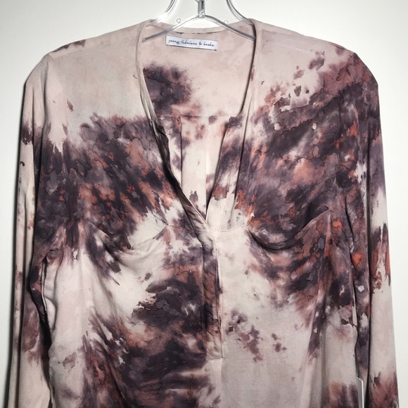 YOUNG FABULOUS & BROKE Hayes Top Purple Haze NWT S - Picture 4 of 4